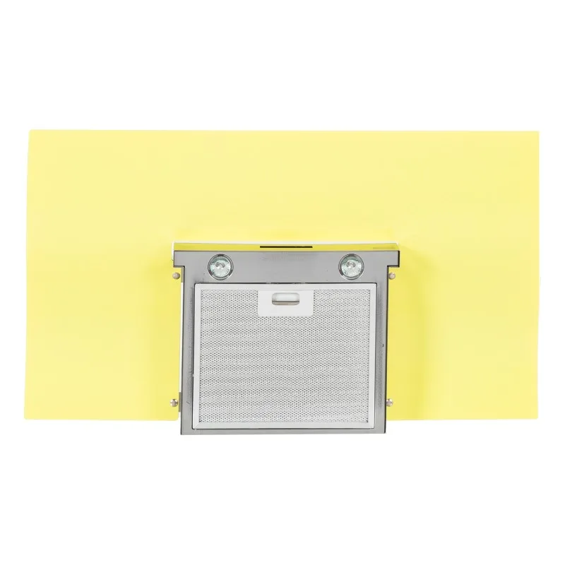 Edesa - SPORT-DECO - Silver et jaune - Hotte murale design 430 m³/h - Classe A+ - 210 W - miniature 2 - Zenkaa