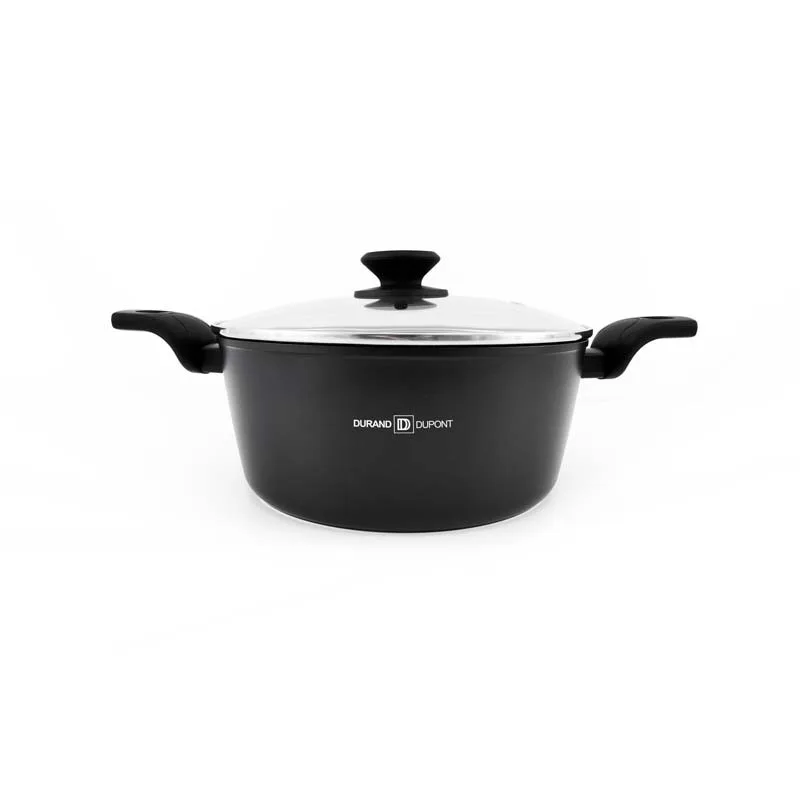 Faitout en aluminium noir de 24 cm DORIS FT24TFI de Durand Dupont - miniature 5 - Zenkaa