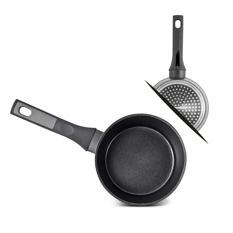 CASSEROLE EN ALUMINIUM FORGÉ 16CM AVEC COUVERCLE PLATINIUM CAS16TFI DE DURAND DUPONT - miniature 2 - Zenkaa
