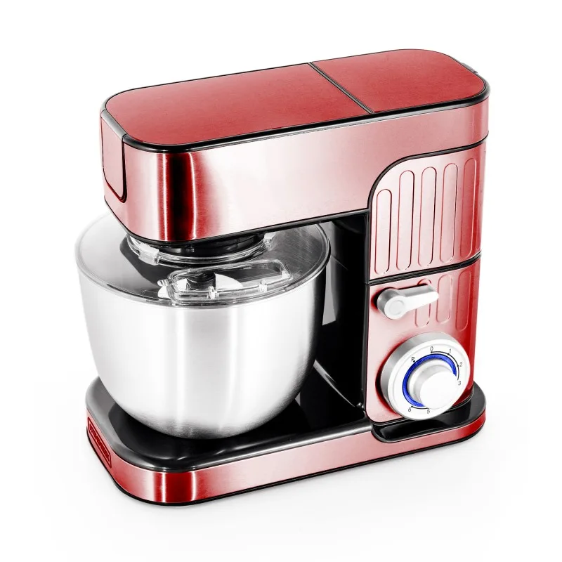 Robot pétrin 5.5L avec hachoir ANTARA PRO rouge Kitchencook - miniature 5 - Zenkaa