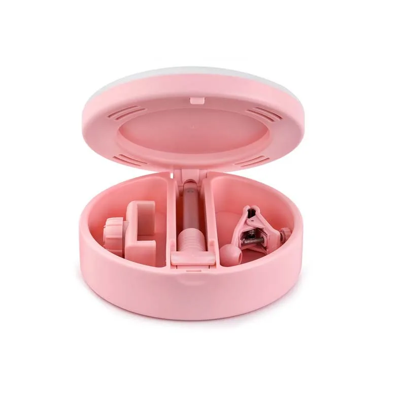 Miroir Selfie Avec LED MRR1 Pink De Yoghi - miniature 3 - Zenkaa