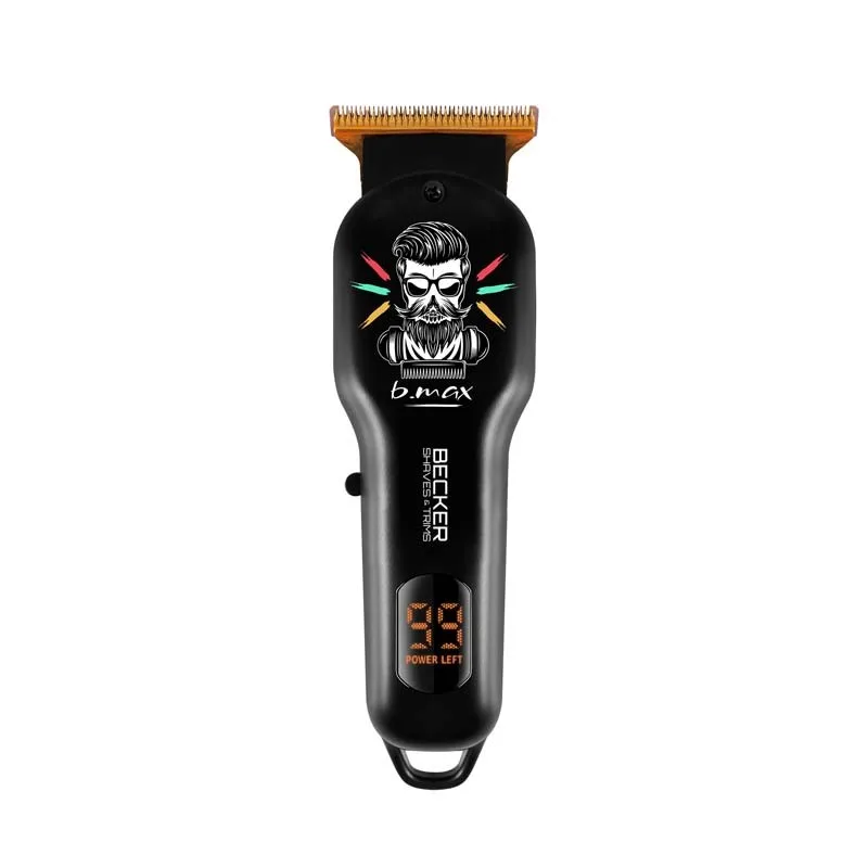 TONDEUSE SANS FIL AVEC LAME EN ACIER INOXYDABLE BMAX NOIRE BECKER - miniature 6 - Zenkaa