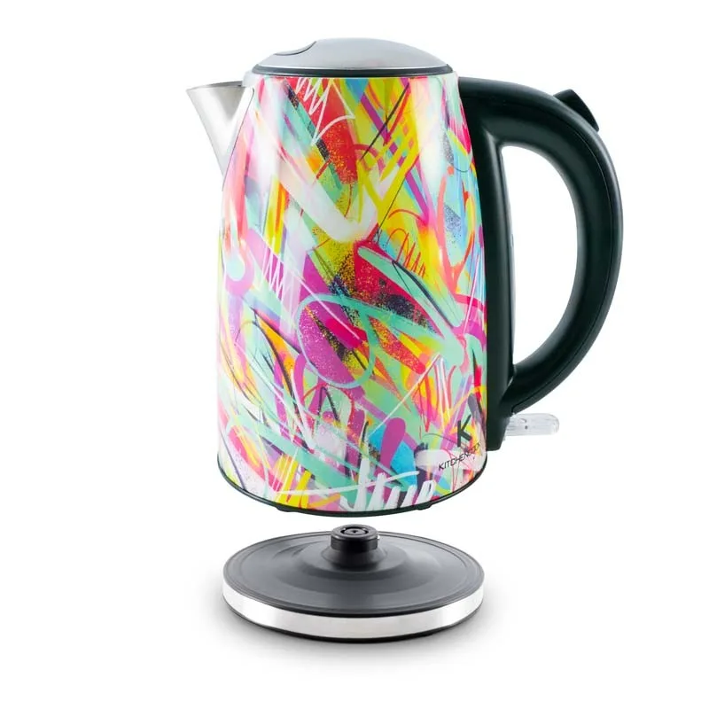 Bouilloire inox 1.7L avec filtre anti calcaire lavable CHILL Kitchencook - miniature 2 - Zenkaa