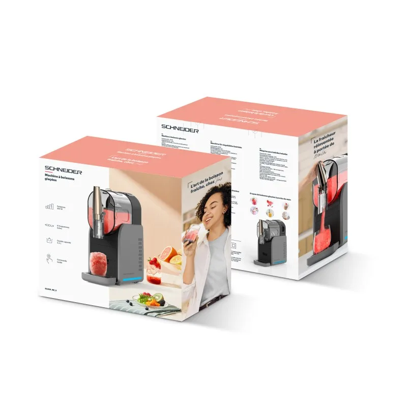 Schneider - SLUSH ME II - Machine à boissons glacées - Écran tactile - Auto-nettoyage - miniature 8 - Zenkaa