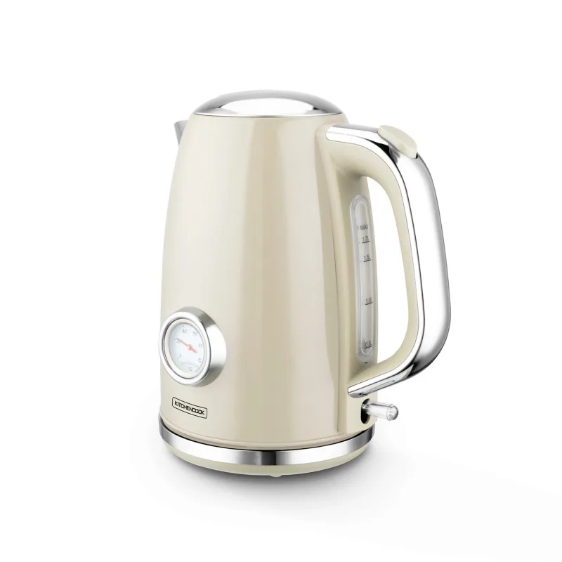 Bouilloire style rétro avec filtre calcaire RETRO TEA crème Kitchencook - miniature 5 - Zenkaa