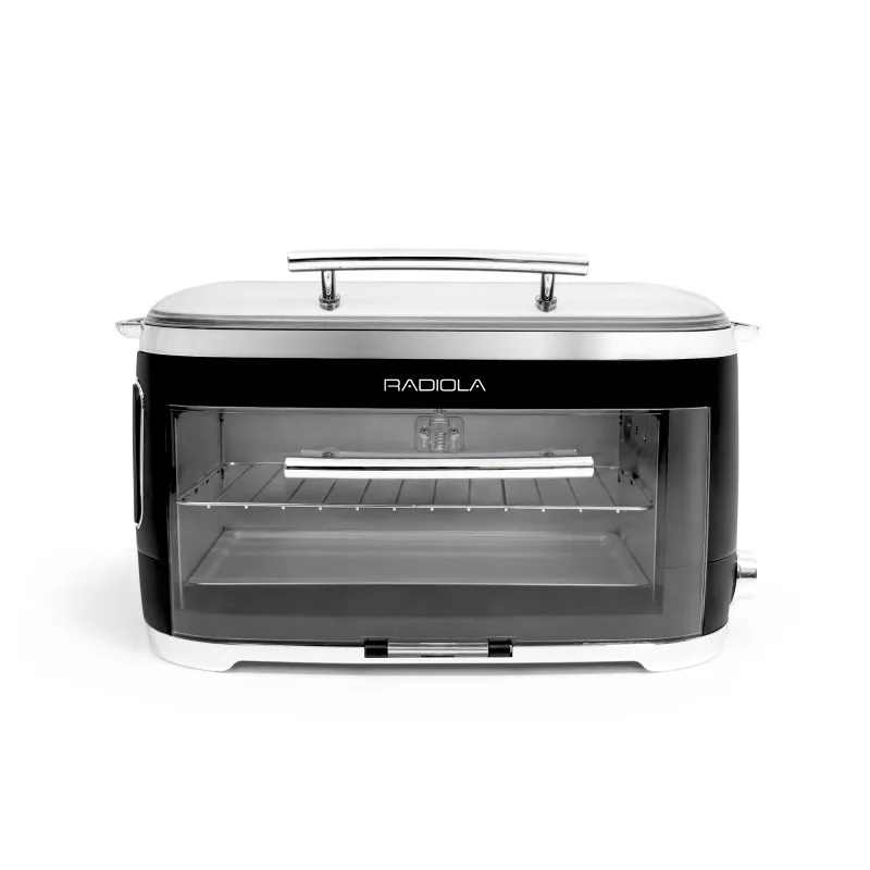 Radiola - Dogdog Black - Machine à hot-dogs - 5 rouleaux chauffants - Chauffe-pain - 260 W - miniature 2 - Zenkaa