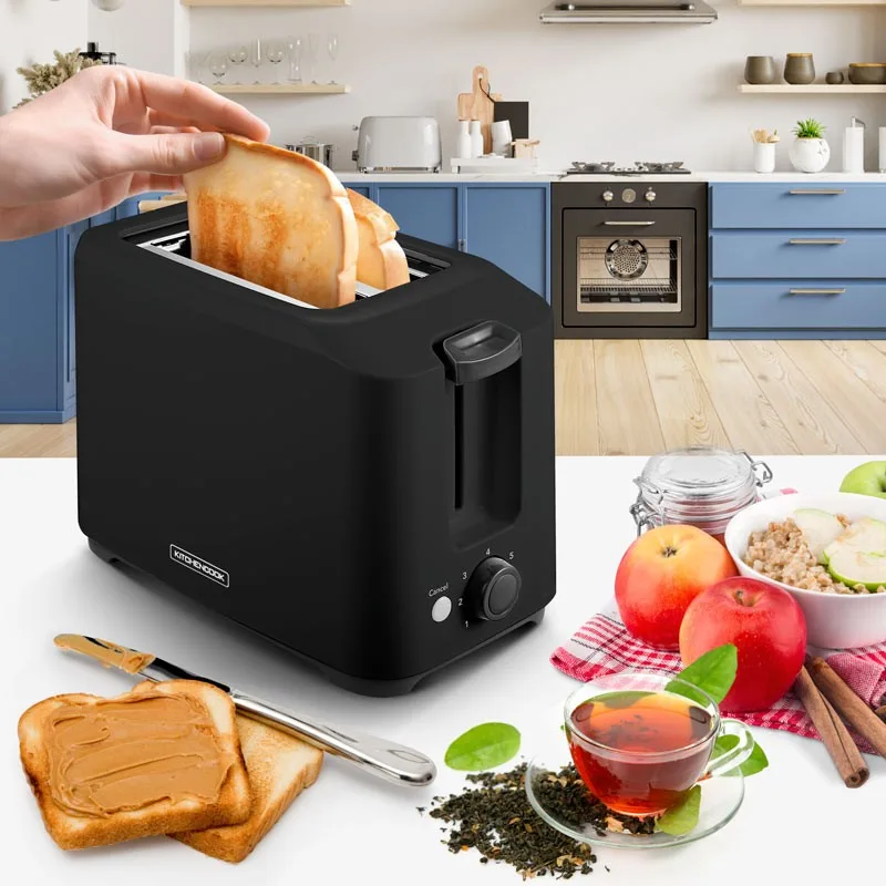 Kitchencook - TOASTEO - Noir - Grille-pain 2 fentes - 7 niveaux de brunissage - 700 W - miniature 2 - Zenkaa