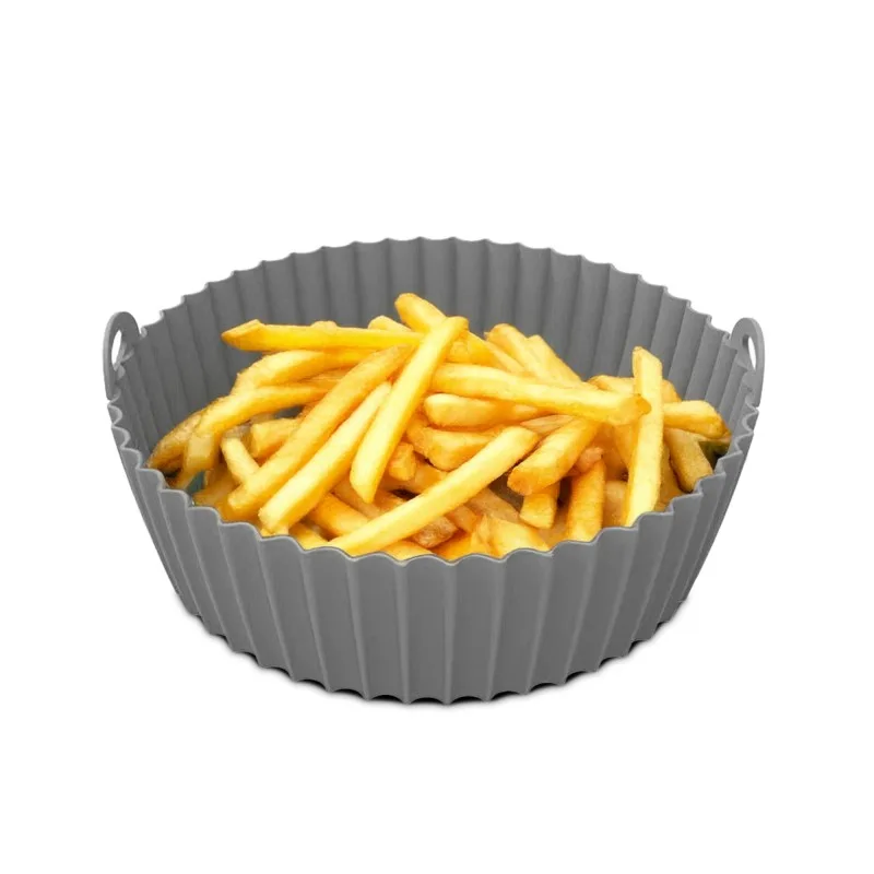 Kitchencook - SILROUND1_GREY - Moule silicone rond Air Fryer - miniature 3 - Zenkaa