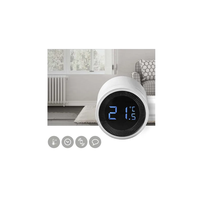 Nedis - ZBHTR10WT - Blanc - Thermostat numérique intelligent - Contrôle vocal - Application SmartLife - miniature 4 - Zenkaa