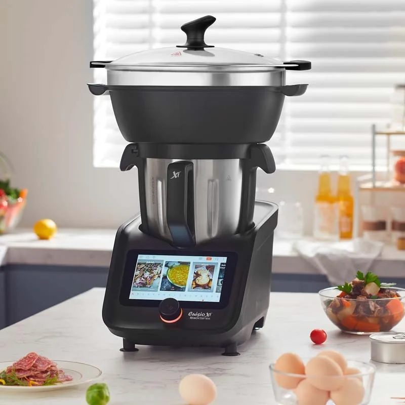 Robot cuiseur connecté 1200 recettes CUISIOXTCONNECT noir Kitchencook - Reconditionné - miniature 4 - Zenkaa