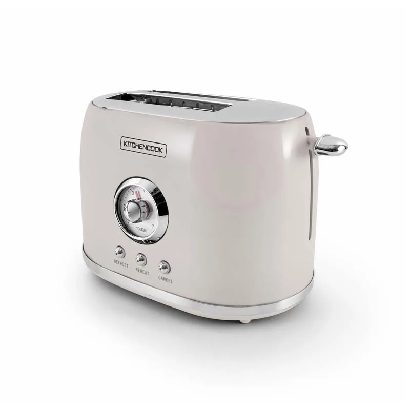 Grille pain style rétro double fentes RETRO TOAST crème Kitchencook - miniature 3 - Zenkaa