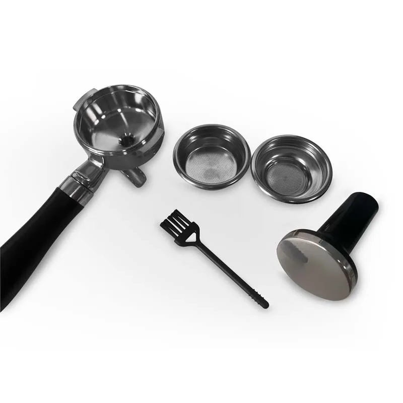 Kitchencook - Machine à expresso avec broyeur - Pression 19 bars - Arrêt automatique - Buse inox - 2 filtres - Plateau chauffant - miniature 4 - Zenkaa