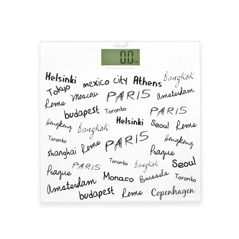 Pèse personne extra slim HWS50 blanc Harper - Zenkaa