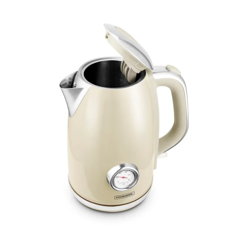 Bouilloire style rétro avec filtre calcaire RETRO TEA crème Kitchencook - miniature 3 - Zenkaa