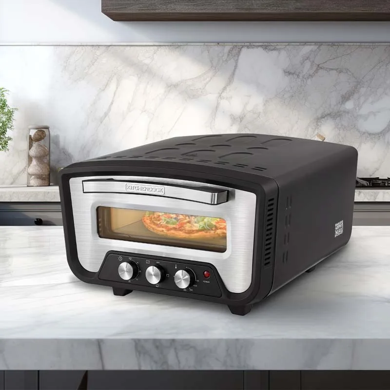 KITCHENCOOK - K PIZZA LITE - Four à pizza - 2200 W - Pierre à pizza et pelle - miniature 4 - Zenkaa