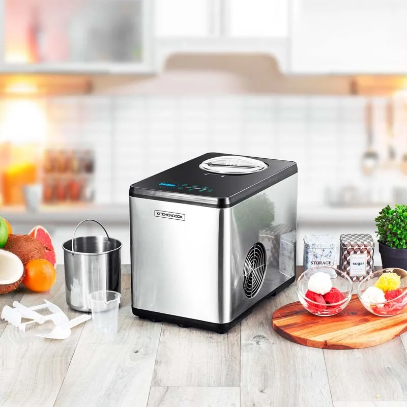 Sorbetière - Turbine A Glace Avec Groupe Froid Intègre 140w GLIDA X - Reconditionné - miniature 3 - Zenkaa