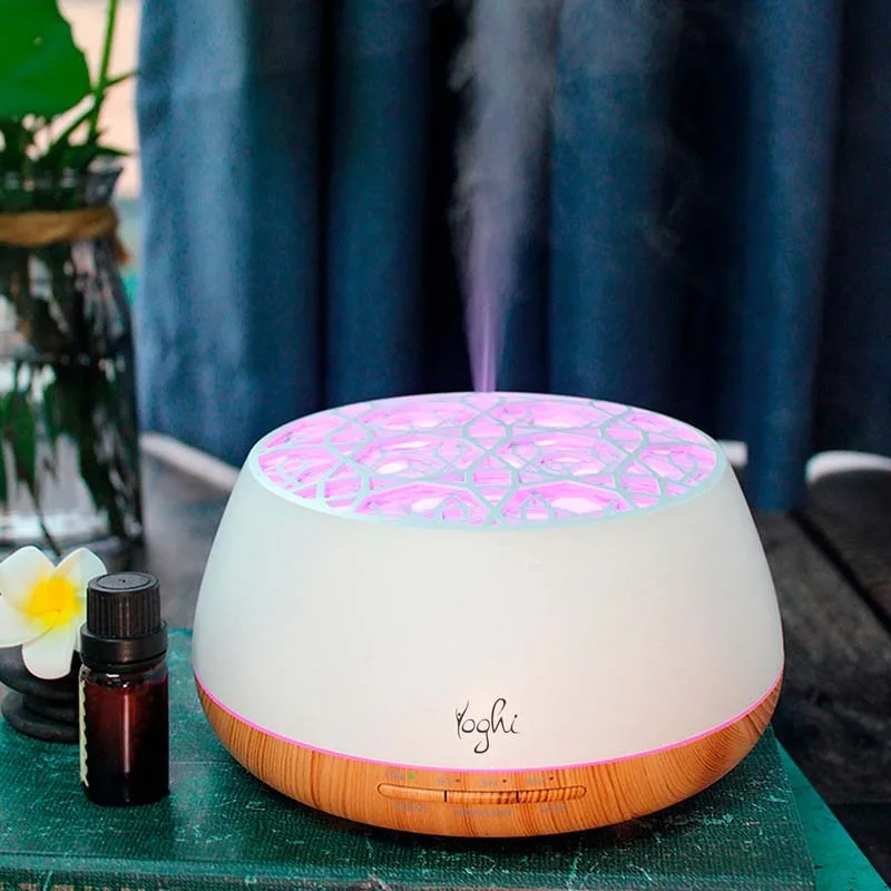 Diffuseur d'arôme, humidificateur et lampe AROMI 400 blanc Yoghi - miniature 5 - Zenkaa