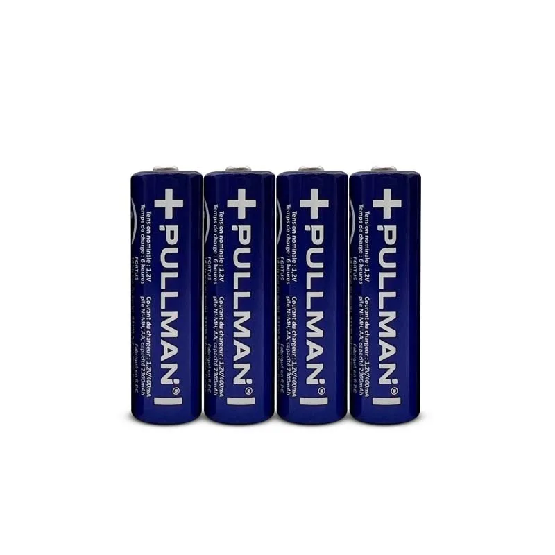 Pack avec Chargeur et Piles Rechargeables POWERSET AA de Pullman - miniature 6 - Zenkaa