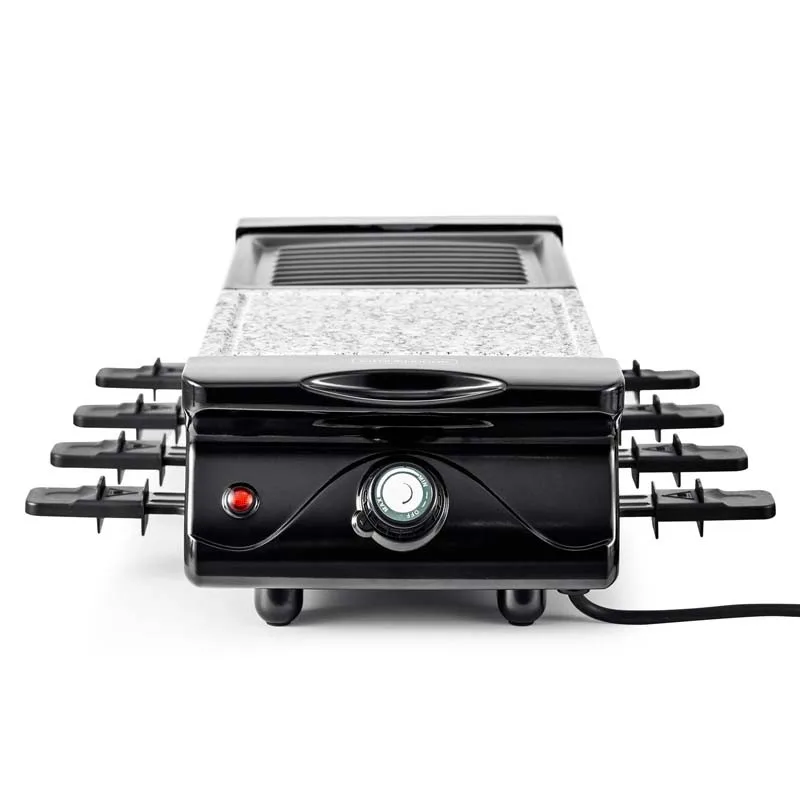 RACLETTE 8 PERSONNES AVEC PLAQUES À GRILL ET GRANIT ANTI ADHÉSIVES RC ALPES KITCHENCOOK - miniature 5 - Zenkaa