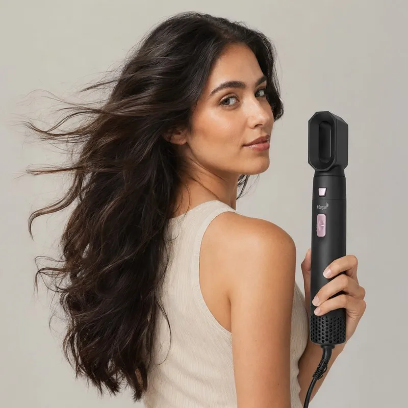Harper - AIRPRO4T BLACK - Noir - Brosse Soufflante 5 en 1 - 1000 W - 3 Températures - miniature 5 - Zenkaa