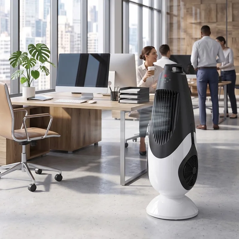 Ventilateur colonne - 90 W - 4 vitesses - Oscillation - miniature 3 - Zenkaa