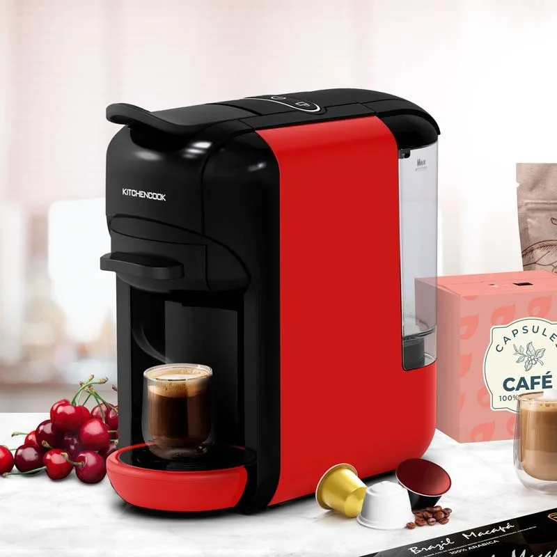 MACHINE À CAFÉ MULTI DOSETTES & CAFÉ MOULU – MULTI ROUGE KITCHENCOOK - miniature 2 - Zenkaa