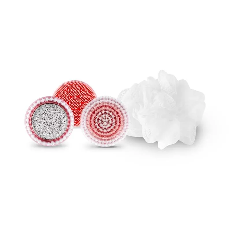 Brosse de douche électrique rose sans fil 4en1 CLEANBODY Yoghi - miniature 3 - Zenkaa