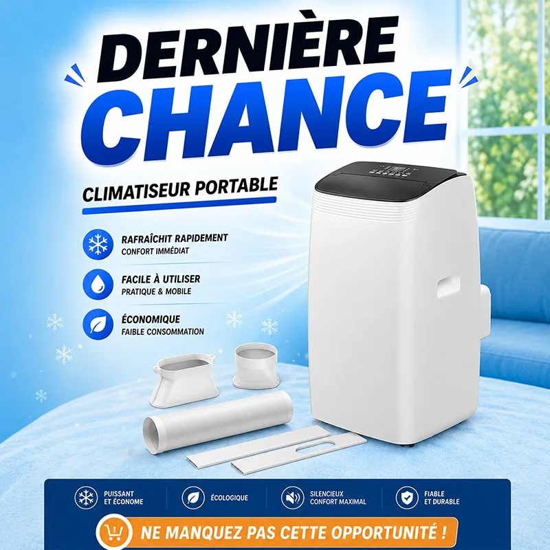 Climatiseur mobile réversible - 3500 W - R290 - 12000 BTU - miniature 5 - Zenkaa