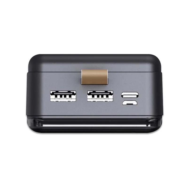 BATTERIE EXTERNE NOIRE 30000 mAh POWERHUB30 BLACK VORTEX - miniature 3 - Zenkaa