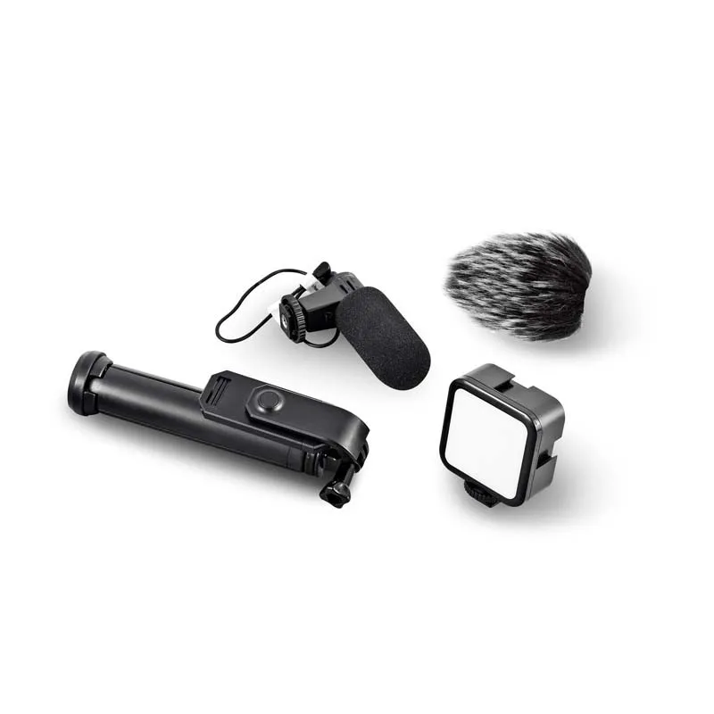 Trépied vlog et livestream avec LED et microphone VLOG 100 Wi Light - miniature 8 - Zenkaa