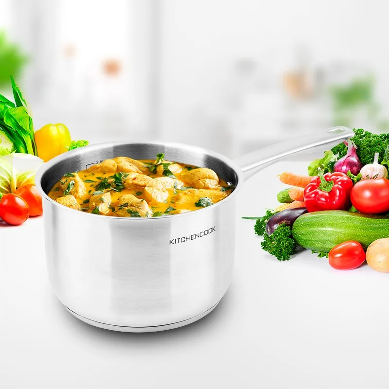 Casserole inox anti adhésif 18cm TFI INITIAL Kitchencook - miniature 3 - Zenkaa