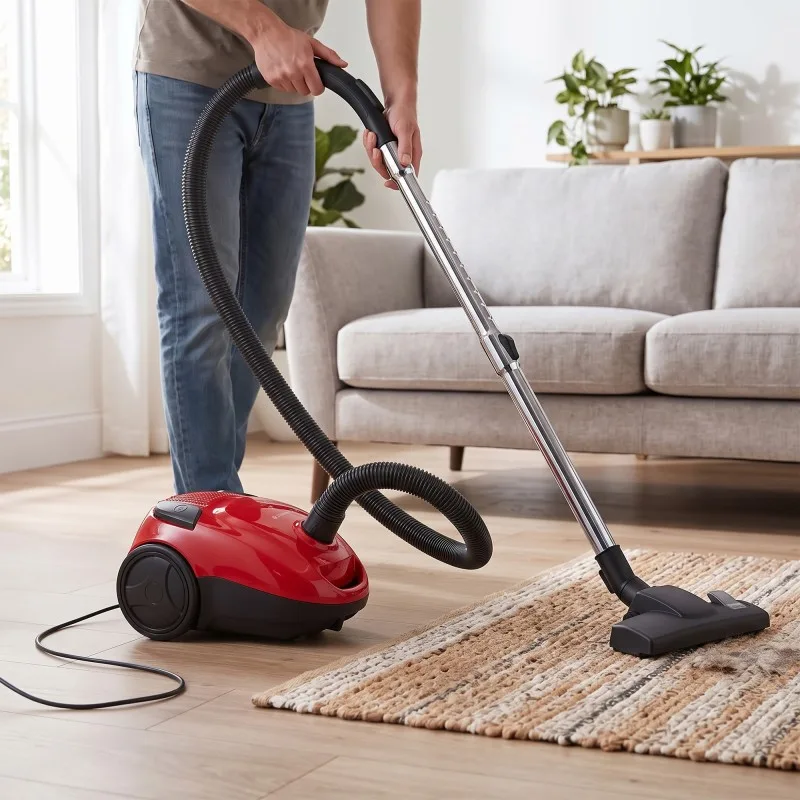 King d'Home - KDVC78095 - Aspirateur traîneau avec sac - HEPA - Rayon d'action 8,5 m - miniature 4 - Zenkaa
