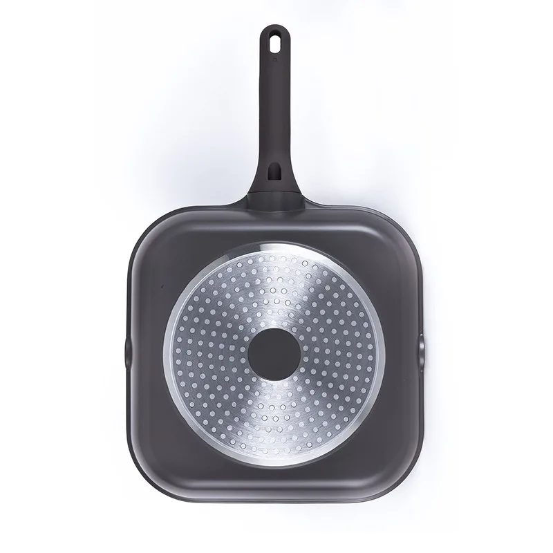 Grill 28cm fonte d'aluminium anti adhésif TFI SYCAMORE Kitchencook - miniature 2 - Zenkaa