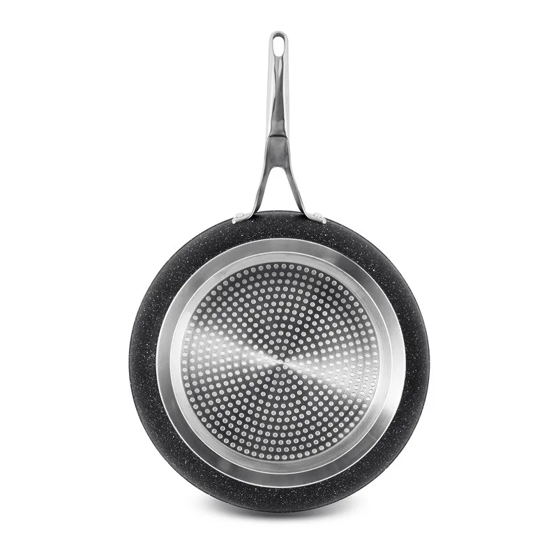 POÊLE ALUMINIUM FORGE 32CM 3.4L EFFET PIERRE TFI HIGHT_P32TFI DURAND DUPONT - miniature 4 - Zenkaa