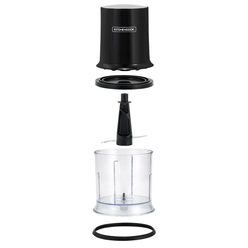 Mini hachoir électrique avec lames en acier inoxydable Mixpod400 black de Kitchencook - miniature 2 - Zenkaa