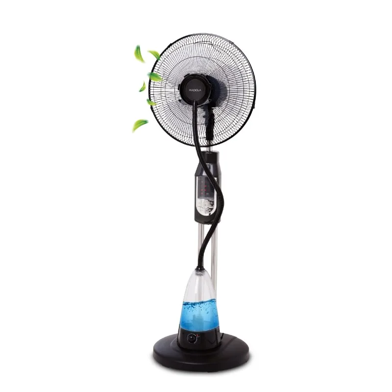 Radiola - Ventilateur Brumisateur sur Pied avec Télécommande – 70W - Zenkaa