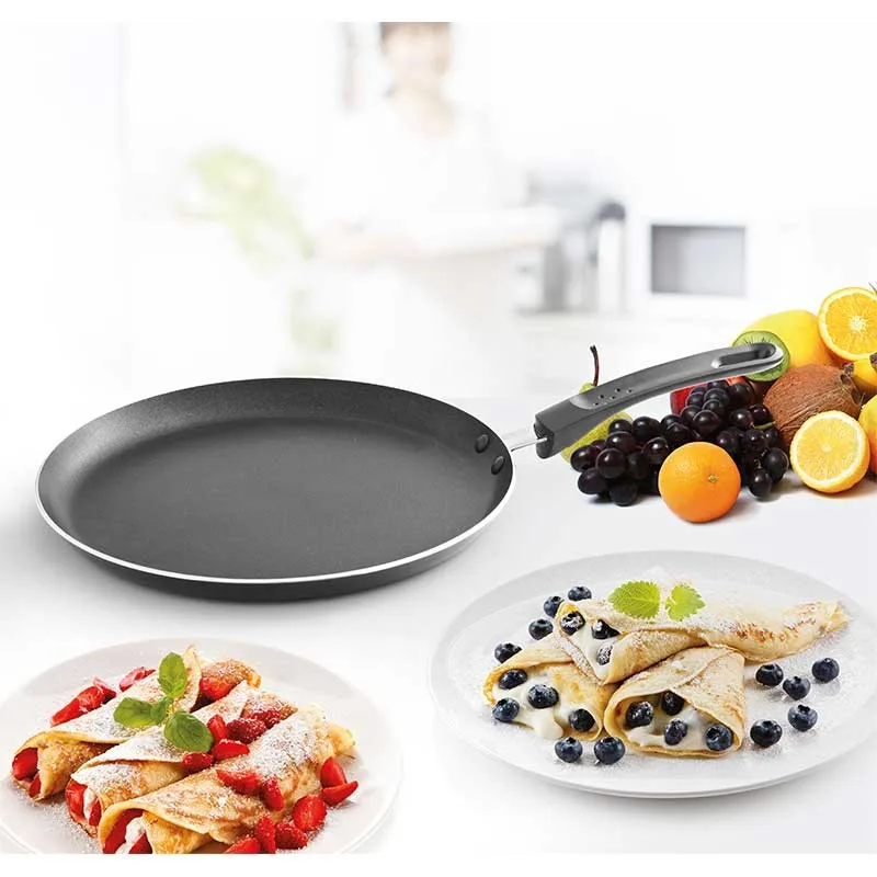CRÊPIÈRE ALUMINIUM PRESSÉ 26CM MODÈLE CP26 TFI KITCHENCOOK - Zenkaa