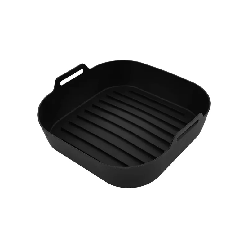 Kitchencook - SILPOT SQUARE BLACK - Lot de 2 paniers cuisson silicone Air Fryer - miniature 3 - Zenkaa
