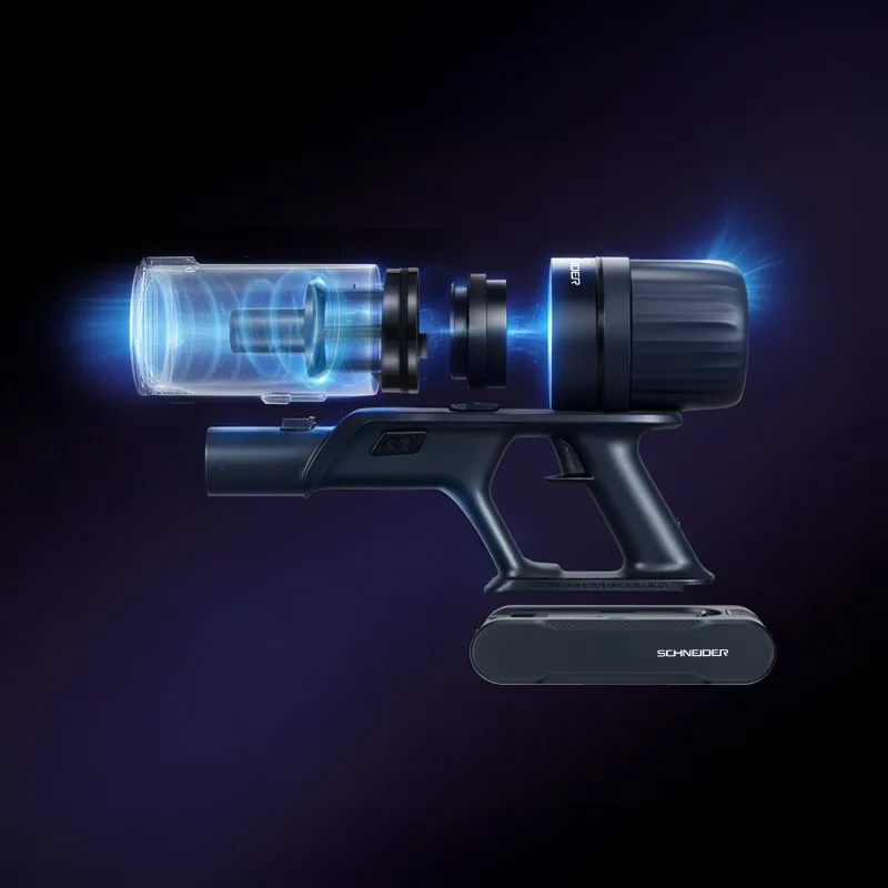 Schneider - SCH V20 - Noir - Aspirateur balai sans fil LED - 140W - Filtration HEPA - miniature 2 - Zenkaa