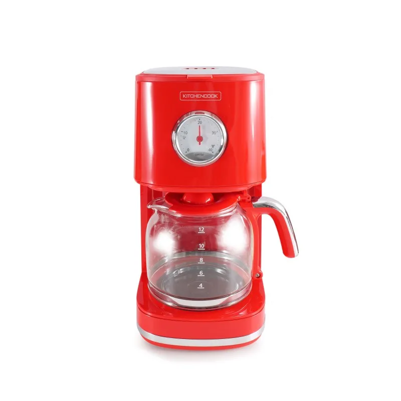 Kitchencook - Cafetière filtre rétro 1,5L - Filtre réutilisable nylon - Arrêt automatique - Maintien au chaud - miniature 2 - Zenkaa