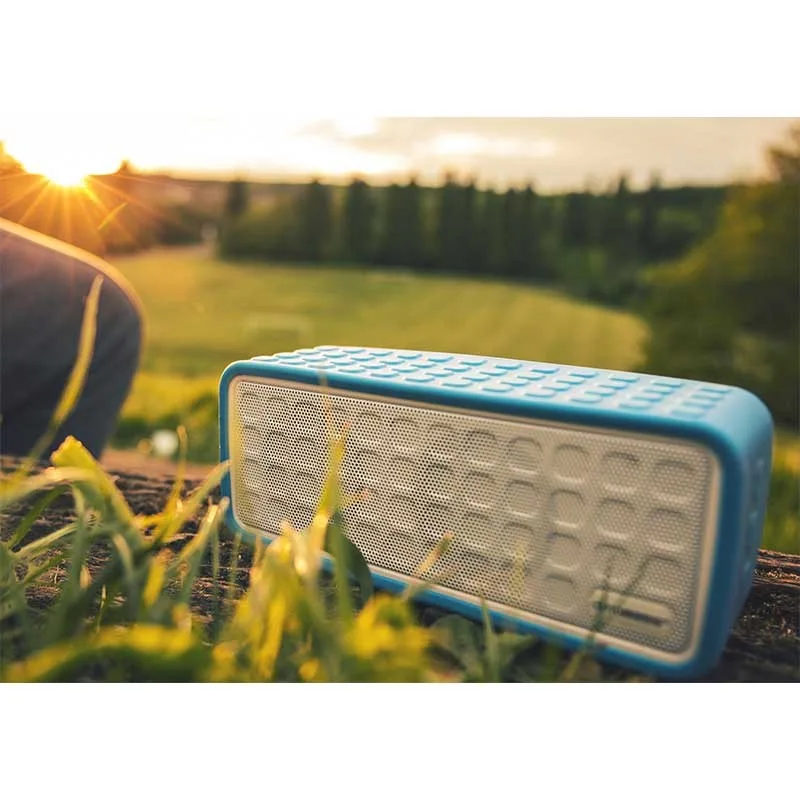 Dynabass - POWERSOUND BLUE - Enceinte Bluetooth stéréo - Powerbank 3000mAh - 6W - NFC - Silicone protecteur - miniature 2 - Zenkaa