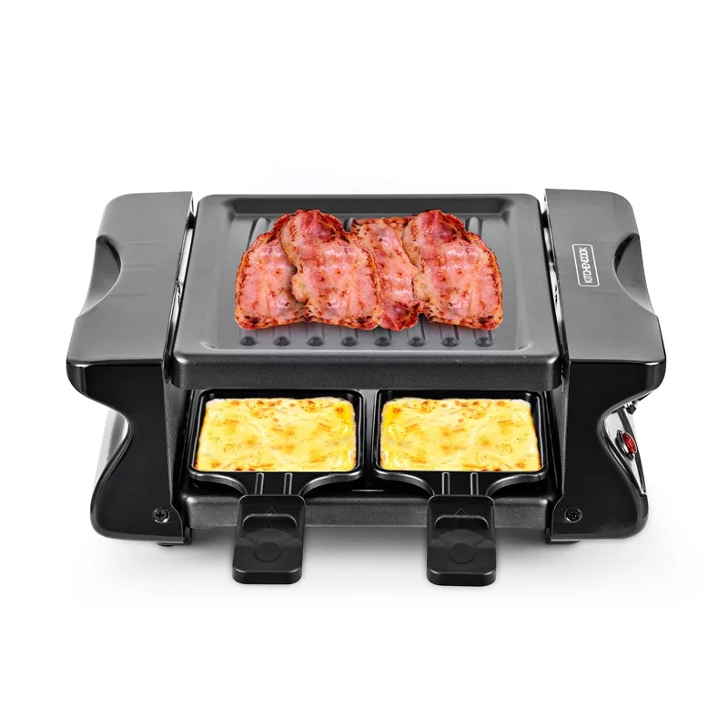 Kitchencook - RC_PILATUS - Raclette Grill 4 personnes - 650 W - Thermostat réglable - miniature 3 - Zenkaa