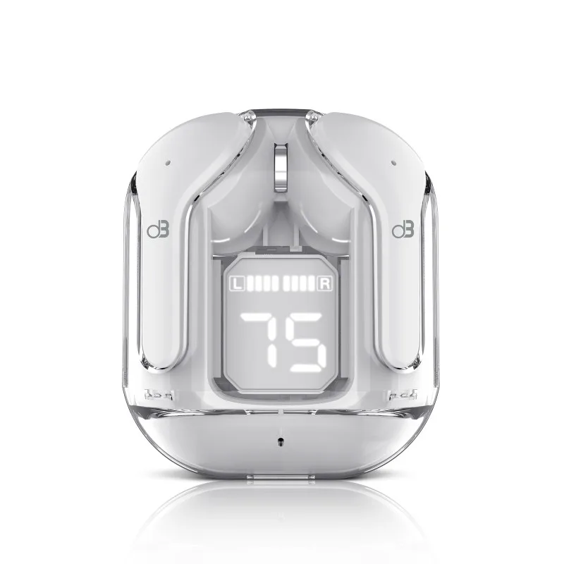 DynaBass - RX52_WHITE - Blanc - Écouteurs TWS Bluetooth 5.1 - Écran LED - IPX2 - miniature 4 - Zenkaa