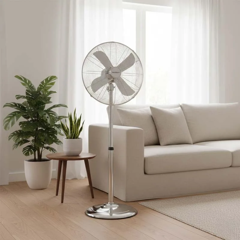 Radiola - Ventilateur sur base - Métal - 3 vitesses - 50W - miniature 2 - Zenkaa