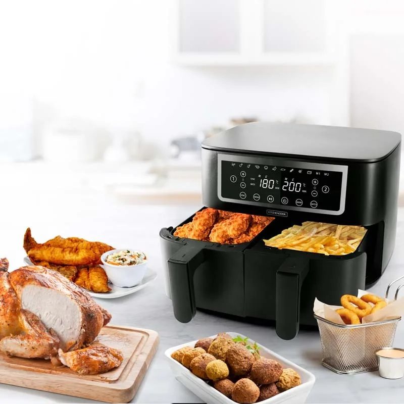 KitchenCook - AIRMED 8 - Friteuse sans huile 8L - 10 programmes - miniature 4 - Zenkaa