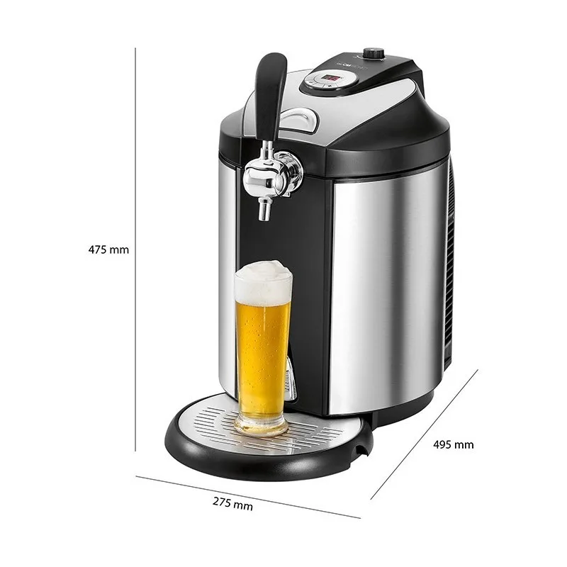 Clatronic - BZ3740 - Inox/Noir - Tireuse à bière 5 L - CO2 - Température 2 à 12 °C - miniature 5 - Zenkaa