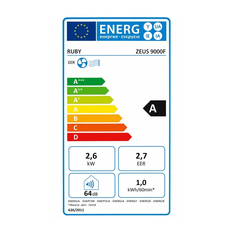 Climatiseur mobile - 9000 BTU - WiFi - miniature 8 - Zenkaa