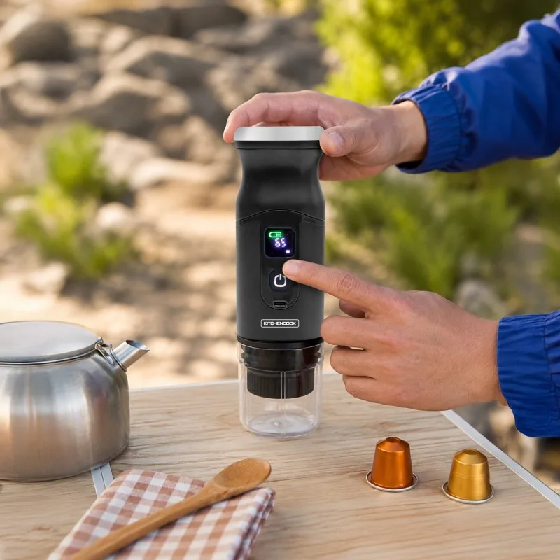 Kitchencook - K Move - Machine à expresso nomade - Autochauffante - Multi-dosettes - miniature 7 - Zenkaa