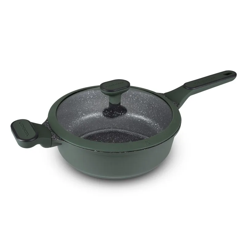 Sauteuse fonte d'aluminium anti adhésif 24cm TFI SEQUOIA Kitchencook - miniature 3 - Zenkaa