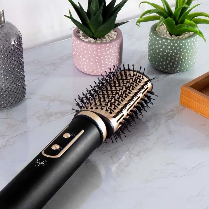 Yoghi - Brosse chauffante multifonction 11en1 - Malette de transport -  11 embouts de coiffure - miniature 3 - Zenkaa